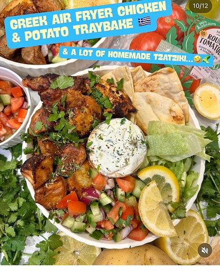 GREEK CHICKEN & POTATO BOWLS