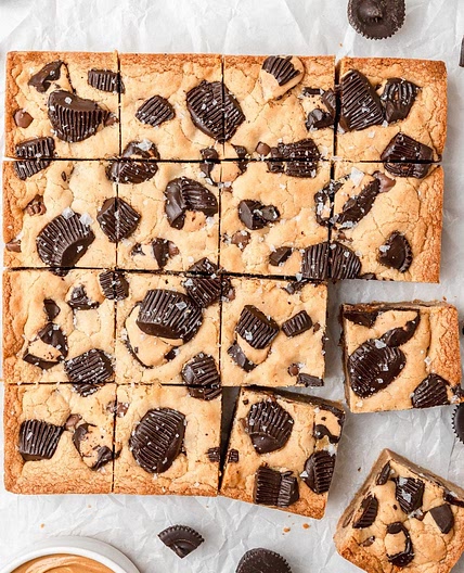 Peanut Butter Blondies