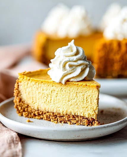 Air Fryer Pumpkin Cheesecake