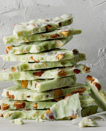 Lime-in-the-Coconut Almond Bark