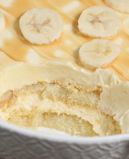 Banana Pudding Tiramisu with Caramel