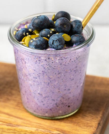 Blueberry Overnight Oatmeal
