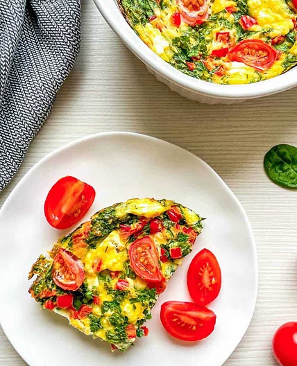 Spinach and Feta Breakfast Casserole