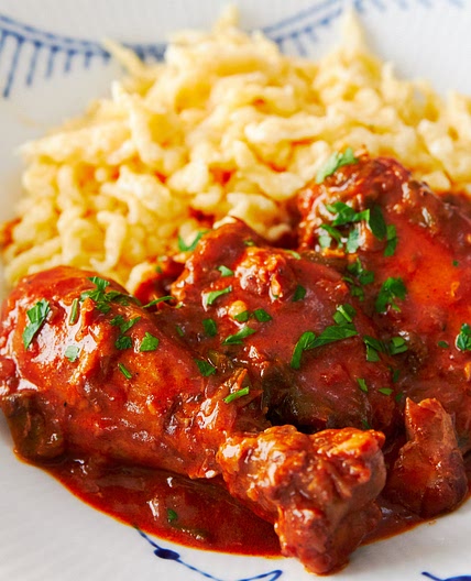 Chicken Paprikash (Paprika Chicken)