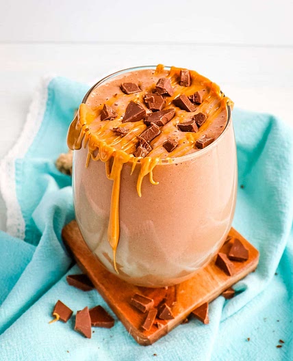 Chocolate Peanut Butter Banana Smoothie