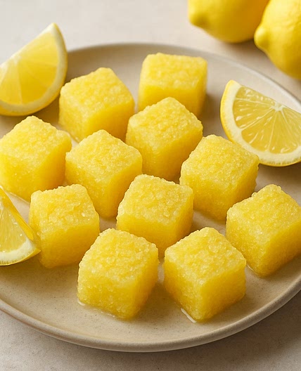 Frozen Lemonade "Slushy” Bites