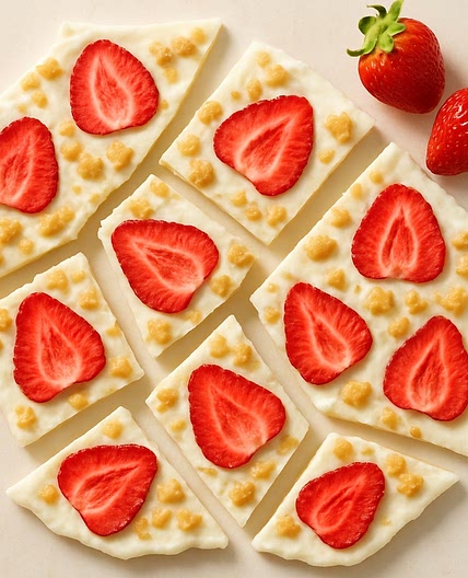 Strawberry "Icebox" Bark