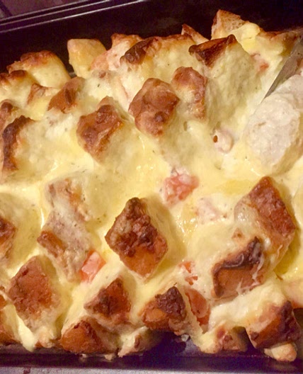 Pão 3 queijos aperitivo de forno