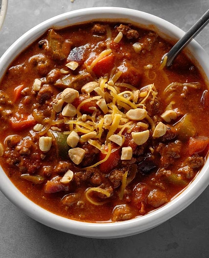 Smoky Peanut Butter Chili