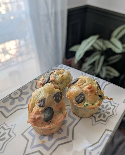Muffins Courgette Poulet Chevre