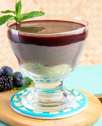 Cheesecake de açaí