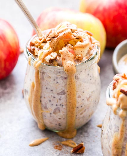Apple Cinnamon Overnight Oats