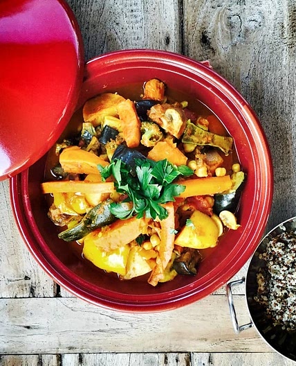 Roasted Veggie Moroccan Tagine