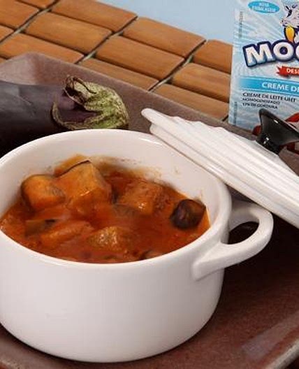 Estrogonofe de berinjela