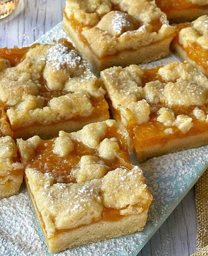 Baked Apricot Slice