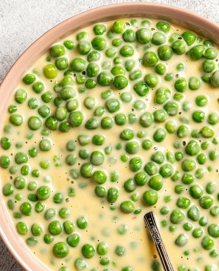 Peas in Cheese Sauce