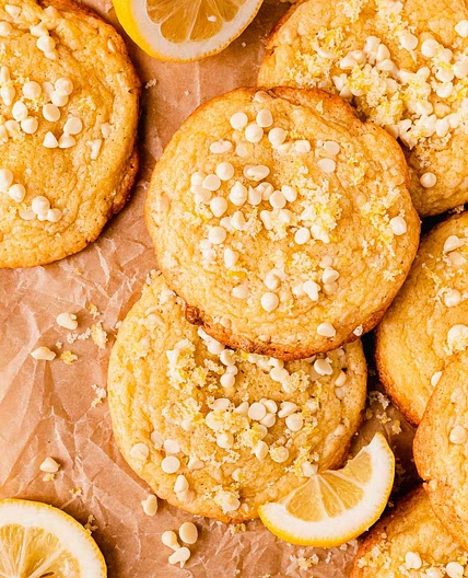 Lemon White Chocolate Cookies