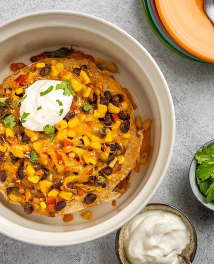 Vegetarian Enchilada Bake