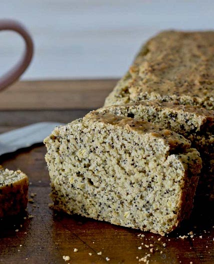 Lemon Yogurt Poppy Seed Loaf