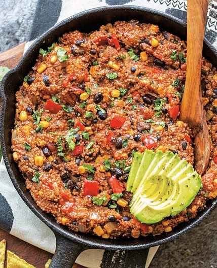 Black Bean Enchilada Quinoa