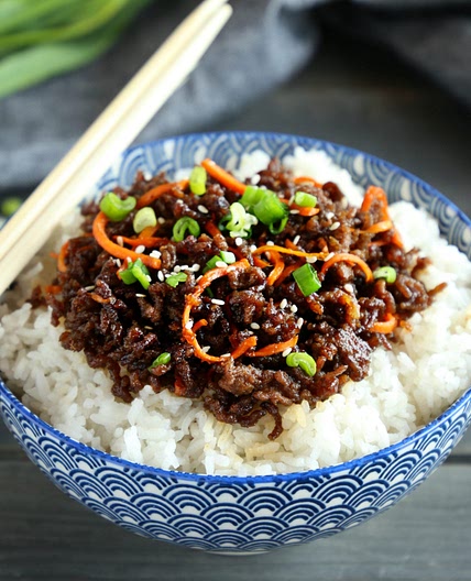 Easy Korean Beef Rice Bowls