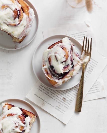 Blueberry Cinnamon Rolls