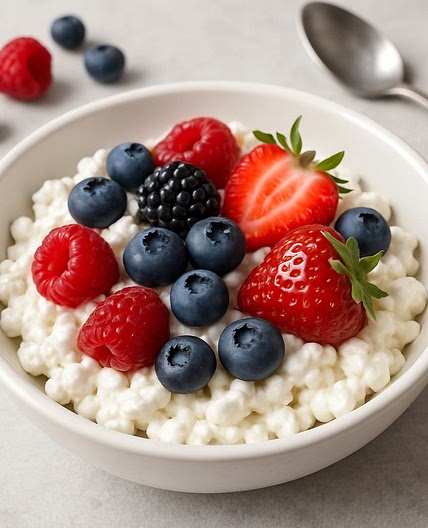 Protein-Packed Cottage Cheese & Berries