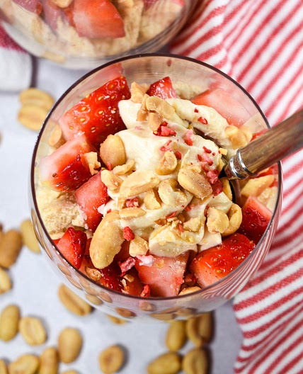 Peanut Butter and Jelly Parfait