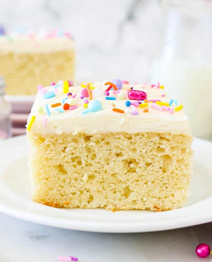 Moist Vanilla Cake Recipe