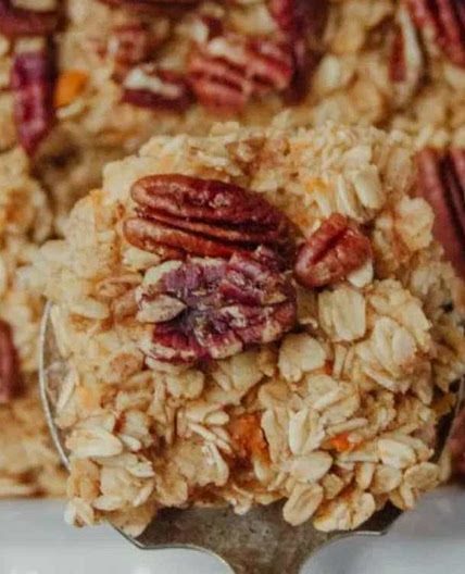 Sweet Potato Pecan Baked Oatmeal