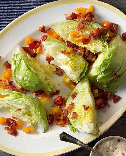 Wedge Salad with Blue Cheese Dressing