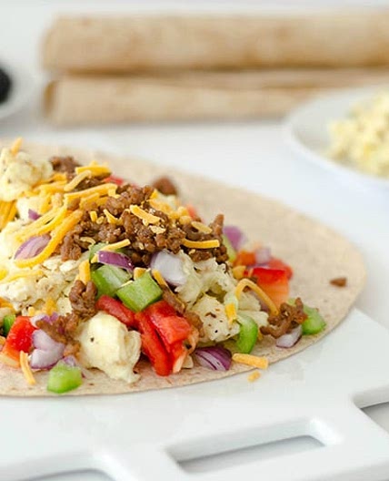 High Protein Epic Breakfast Burrito Recipe
