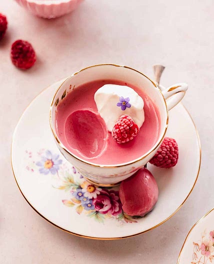 Raspberry Posset