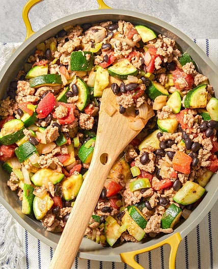 Mediterranean Turkey Skillet