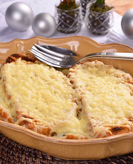 Sopa de cebolla y queso azul