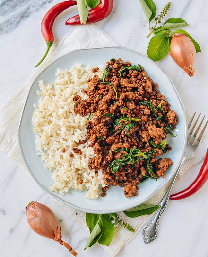 Pork & Holy Basil Stir-fry (Pad Kra Pao)
