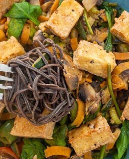 Peanut Tofu Stir-Fry