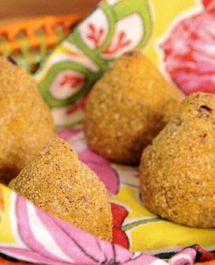 Coxinha fit de batata doce sem glúten e lactose