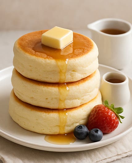 Fluffy Japanese Pancakes
