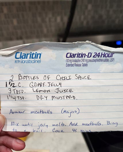 Uncle Bill's Christmas Meatballs