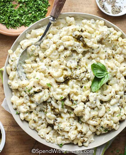Pesto Mac and Cheese