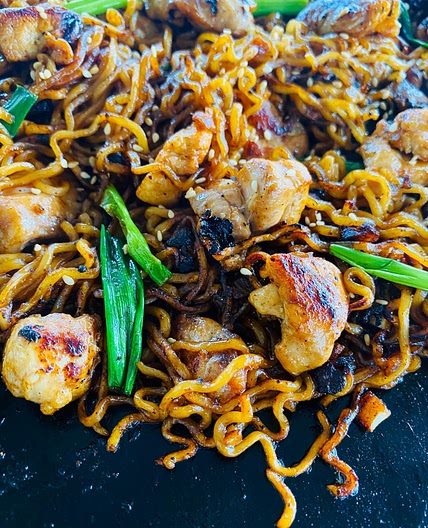 Blackstone Japanese BBQ Ramen Noodles