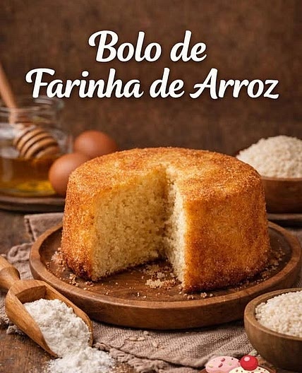 Bolo de Farinha de Arroz