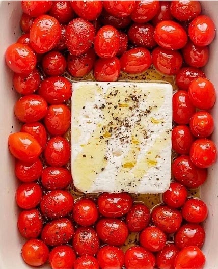 Pâtes sauce tomate feta