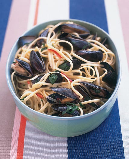 Linguine With Mussels