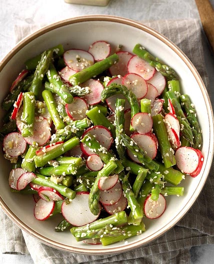 Radish Asparagus Salad