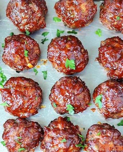 Smoked Fireball Whisky Meatballs