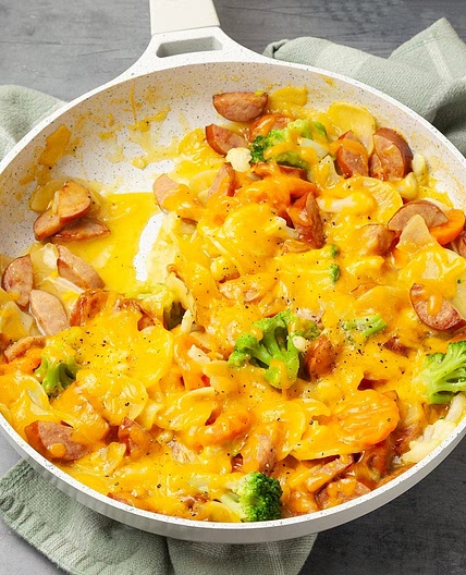 Au Gratin Sausage Skillet