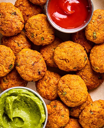 Sweet Potato Chicken Poppers
