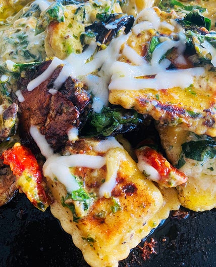 Blackstone Griddle Tuscan Ravioli